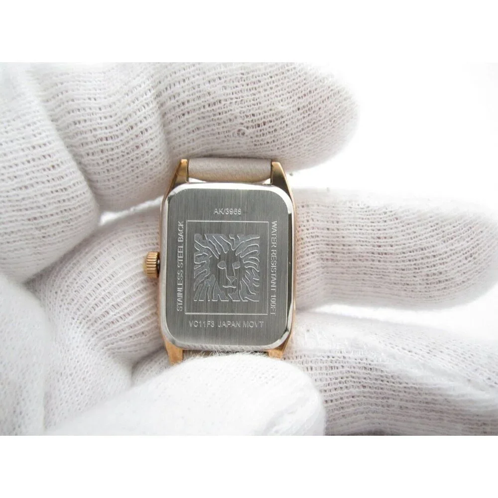 Women Anne‎ Klein Quartz WR Analog 20mm Tank Style Watch (G985) 